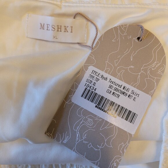 Meshki Nylah Textured Stretch Midi Maxi Skirt - Picture 5 of 5